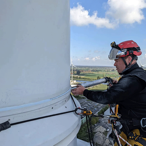 Travaux maintenance eoliennes Bati et Voltige